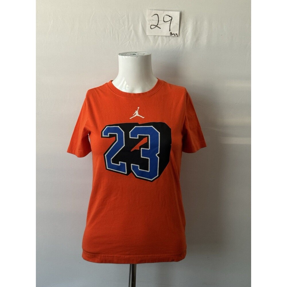 Nike Jordan 23 Graphic T Shirt Orange Youth Medium 10-12 Jumpman Boys Tee